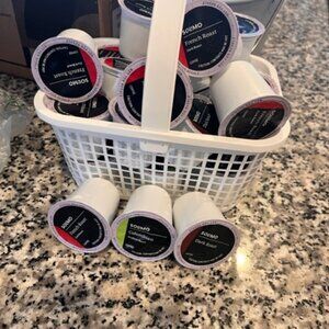 LITTLE BASKET OF COFFEE  SOLIMO AMAZON BRAND  NEW  -30-